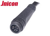ไฟ LED XLR ขั้วต่อสายเคเบิลกันน้ำ M16 3 Pin 300V วัสดุ PVC / Nylon