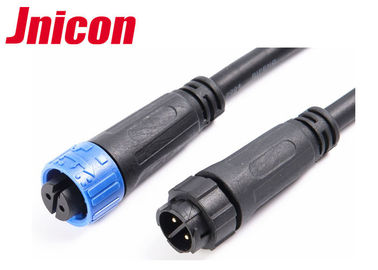 Moulding Cable 12V ตัวผู้และตัวเมียเชื่อมต่อ Nylon Shell สำหรับไฟกลางแจ้ง