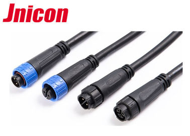 Moulding Cable 12V ตัวผู้และตัวเมียเชื่อมต่อ Nylon Shell สำหรับไฟกลางแจ้ง