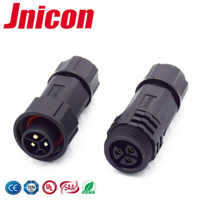 20A M19 IP68 เครื่องเชื่อม 3 ปิน โกลด์เพชรและน้ําเพศหญิง