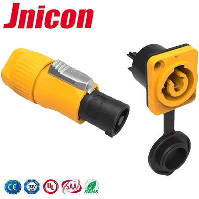 Jnicon 20A Water Tight Electrical Connector IP65 Powercon Plastics Waterproof Plug Socket