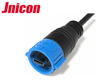 Jnicon ขั้วต่อ Micro USB กันน้ำ USB 3.0 PCB Board ติดตั้งง่าย