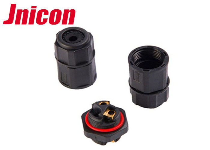2 Way Outdoor Waterproof Connector ตัวเชื่อมต่อ Field Assembly สกรูขั้ว 2 Pin 20A / 300V