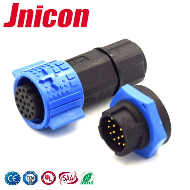 5A M19 เครื่องเชื่อมต่อกันน้ํา สายต่อกับบอร์ด CE 18 ปิน เครื่องเชื่อมรอบ