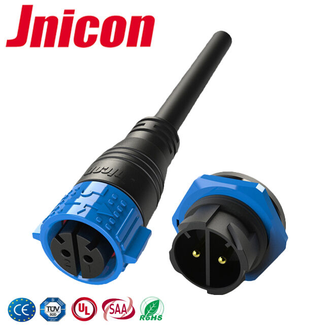 ขั้วต่อสายเคเบิลแบบหล่อ M25 50A สำหรับภายนอกอาคาร ขั้วต่อสายไฟกระแสสูงอุตสาหกรรม