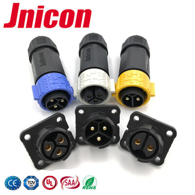 การอนุมัติ CE M25 ปรับน้ํา panel Mount Connector Quick Lock เครื่องเชื่อมพลังงานไฟฟ้า