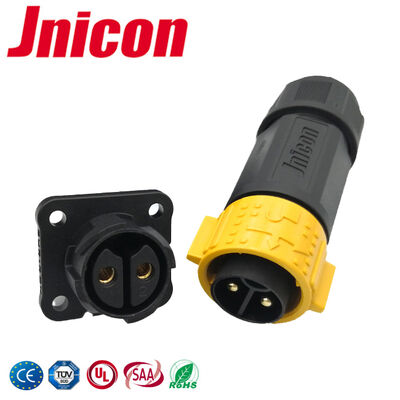 M25 Panel Mount Circular Connector 40A ขั้วต่อไฟกันน้ำ 2 ขา