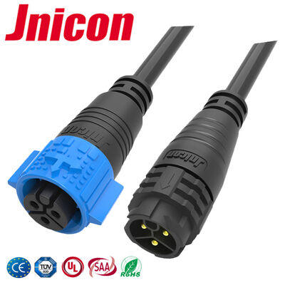 M19 ผู้ชายต่อผู้หญิงสายเชื่อม IP67 กันน้ํา