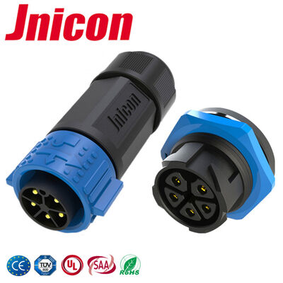 5 Pin Panel Mount Connector 30A กันน้ํา IP67 ผู้ชาย ผู้หญิงเชื่อม