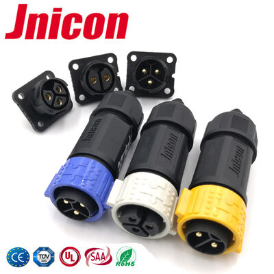 การล็อคเร็ว IP67 เครื่องเชื่อมต่อไฟฟ้า M25 600V โซค็อตพหลกหลายปินกันน้ํา