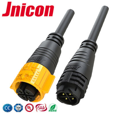 ขั้วต่อ DC กันน้ำ 300V 20A แบบ 4 พิน สำหรับอุตสาหกรรม ตัวผู้ ตัวเมีย