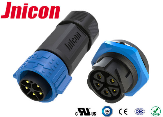 ขั้วต่อสายไฟฟ้ากลางแจ้ง 600VAC ขั้วต่อสกรูหลายพิน